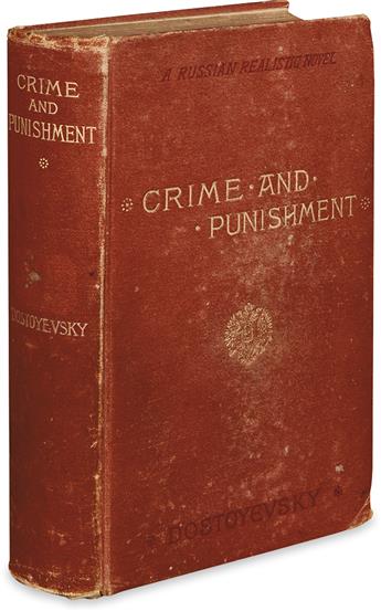 DOSTOYEVSKY, FEODOR. Crime and Punishment. A Russian Realistic Novel.